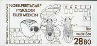 Sweden 1989 Nobel Prize Winners for Medicine 28k80 booklet complete and very fine, SG SB423