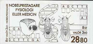 Sweden 1989 Nobel Prize Winners for Medicine 28k80 booklet complete and very fine, SG SB423