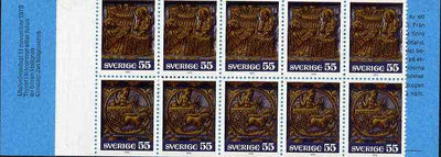 Sweden 1975 Christmas 5k50 booklet (Religious Art) complete and pristine, SG SB305