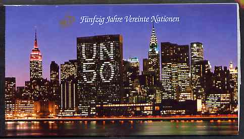 Booklet - United Nations (Vienna) 1995 50th Anniversary 36s booklet complete with first day cancels