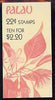 Palau 1987 Flowers $2.20 booklet complete and very fine, SG SB9