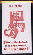 Netherlands 1987 Red Cross 3g90 booklet complete and very fine, SG SB97