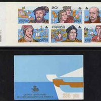 Booklet - Spain 1987 500th Anniversary of Discovery of America (2nd Issue) 235p booklet complete and fine, SG SB5