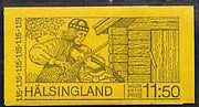 Sweden 1980 Tourism - Hälsingland 11k50 booklet complete and pristine, SG SB342