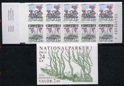 Sweden 1989 National Parks #1 24k booklet complete and pristine, SG SB420