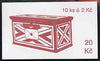 Booklet - Czech Republic 1993 Usti Nad Labem 20kc booklet (Postbox on cover) complete and fine containing pane of 10 x Mi 13