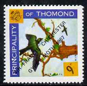 Thomond 1967 Martin 9d (Diamond-shaped) with 'Sir Francis Chichester, Gypsy Moth 1967' overprint unmounted mint