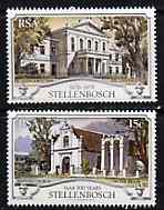 South Africa 1979 300th Anniversary of Stellenbosch set of 2 unmounted mint, SG 471-72*