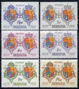 Bermuda 1959 350th Anniversary of First Settlement set of 6 unmounted mint, SG 157-62