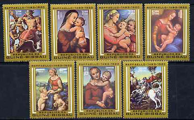 Guinea - Bissau 1983 Paintings by Raphael set of 7 unmounted mint, SG 759-65, Mi 682-88*