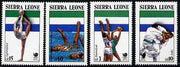 Sierra Leone 1988 Seoul Olympic Games (2nd Issue) set of 4 unmounted mint, SG 1137-40*