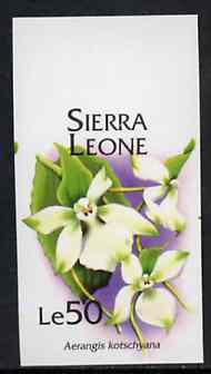 Sierra Leone 1994 Orchids 50L (Aerangis kotschyana) unmounted mint imperf marginal, SG 2159var