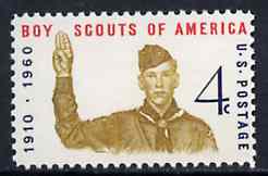 United States 1960 American Scout Movement 50th Anniversary, unmounted mint SG 1144*