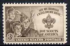 United States 1950 American Boy Scouts, unmounted mint SG 992*