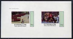 Eynhallow 1982 Soldiers (Trooping the Colour & Coronation Coach) imperf,set of 2 values (40p & 60p) unmounted mint