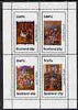 Staffa 1982 French Tapestries (Jugement de Jean, Vie du Chateau, etc) perf set of 4 values (10p to 75p) unmounted mint