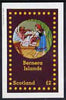 Bernera 1982 Fairy Tales (Little Red Riding Hood) imperf,deluxe sheet (£2 value) unmounted mint