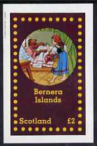 Bernera 1982 Fairy Tales (Little Red Riding Hood) imperf,deluxe sheet (£2 value) unmounted mint