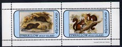 Eynhallow 1981 Animals #04 (Water Rat & Red Squirrel) perf set of 2 values (40p & 60p) unmounted mint