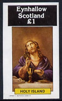 Eynhallow 1982 Religious Paintings imperf,souvenir sheet (£1 value) unmounted mint