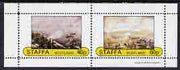 Staffa 1981 Paintings of Battles perf,set of 2 values (40p & 60p) unmounted mint