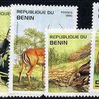 Benin 1995 Mammals complete set of 5, SG 1315-19, Mi 691-95 unmounted mint*