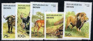 Benin 1995 Mammals complete set of 5, SG 1315-19, Mi 691-95 unmounted mint*