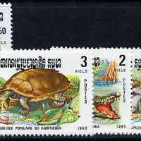 Kampuchea 1983 Reptiles complete unmounted mint set of 7, SG 454-60, Mi 496-502*