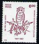 India 1997 Defence Services Staff College (Owl) unmounted mint*