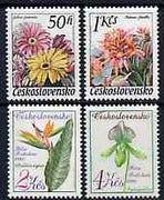 Czechoslovakia 1980 Flower Shows perf set of 4 unmounted mint, SG 2533-36, Mi 2574-77