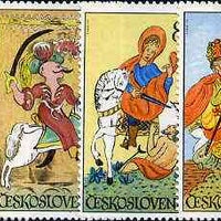 Czechoslovakia 1972 Horsemanship on Ceramics and Glass unmounted mint set of 6. SG 2059-64, Mi 2097-2102