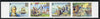 Tuvalu 1979 Capt Cook Death Anniversary imperf undenominated proof strip of 4 (without gum) similar to SG 123ab