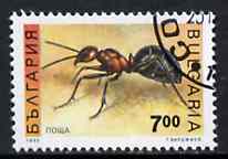 Bulgaria 1992 Ant 7L from Insects set of 8 very fine cds used, SG 3957*