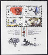 Czechoslovakia 1983 Bratislavia Book illustrations Exhibition m/sheet unmounted mint, SG MS 2691, Mi BL 55