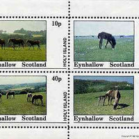 Eynhallow 1981 Horses #1 perf,set of 4 values (10p to 75p) unmounted mint