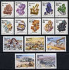 Namibia 1991 Minerals definitive set of 15 values complete unmounted mint, SG 553-67*