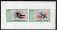 Staffa 1982 Rodents imperf set of 2 values (40p & 60p) unmounted mint