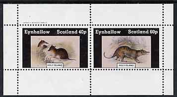 Eynhallow 1982 Rodents perf set of 2 values (40p & 60p) unmounted mint