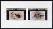 Eynhallow 1982 Rodents imperf set of 2 values (40p & 60p) unmounted mint