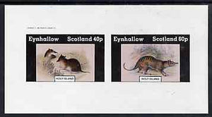 Eynhallow 1982 Rodents imperf set of 2 values (40p & 60p) unmounted mint