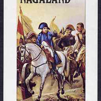 Nagaland 1972 Napoleon imperf souvenir sheet (1ch value) unmounted mint