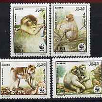 Algeria 1988 WWF - Barbary Apes set of 4 unmounted mint, SG 989-92*