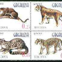 Moldova 1998 WWF (Big Cats) unmounted mint se-tenant block of 4