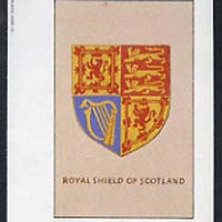 Grunay 1982 Scottish Heraldry (Royal Shield of Scotland) imperf deluxe sheet (£2 value) unmounted mint