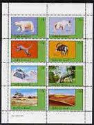 Staffa 1982 Animals & Their Habitats complete perf,set of 8 values (15p to 60p) unmounted mint