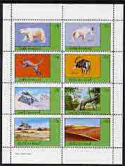 Staffa 1982 Animals & Their Habitats complete perf,set of 8 values (15p to 60p) unmounted mint