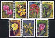 Tanzania 1994 Tropical Flowers set of 7 unmounted mint, SG 1917-23, Mi 1880-86*