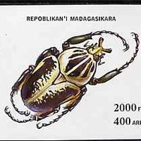 Madagascar 1993 Beetles unmounted mint m/sheet, Mi BL 254