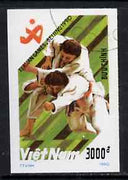 Vietnam 1990 Judo 3000d IMPERF,from Asian Games set of 7 very fine cto used (from very limited printing) Mi 2210*