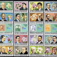 Cuba 1989 Latin American History (4th Series - Flowers) set of 20 unmounted mint, SG 3458-77